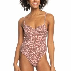 ROXY Womens Rib Roxy Love The Muse One Piece Swimsuit
