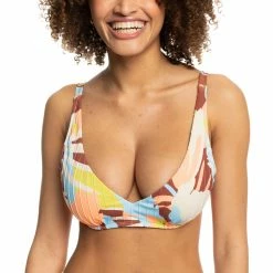 ROXY Womens Floraldelic D Cup Bikini Top