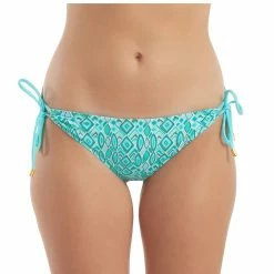 Helen Jon Womens Reversible Tunnel Side Hipster Bikini Bottoms - Printed