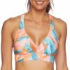 Next By Athena Womens Sunset Palms Core Restore Bikini Top