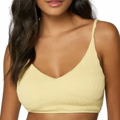 O'Neill ONeill Womens Saltwater Solids Textured Trestles Bralette Swim Top