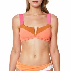 Sanctuary Womens V Wire Bralette Bikini Top