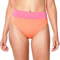 Sanctuary Womens Banded High Leg High Rise Bikini Bottoms