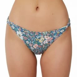 O'Neill ONeill Womens Eliza Ditsy Sunset Twist Side Swim Bottom