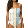 O'Neill ONeill Womens Baja Stripe Marbella Cheeky One Piece Swimsuit