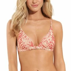 Maaji Womens Spirit Animal Ivy Fixed Triangle Bikini Top