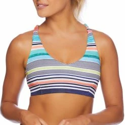 Next By Athena Womens Saltwater Stripe One And Only Bikini Top