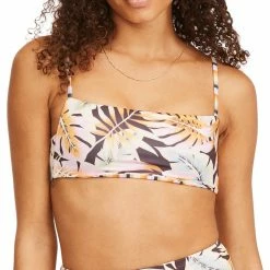 Billabong Womens Postcards From Paradise Reversible Bralette Bikini Top