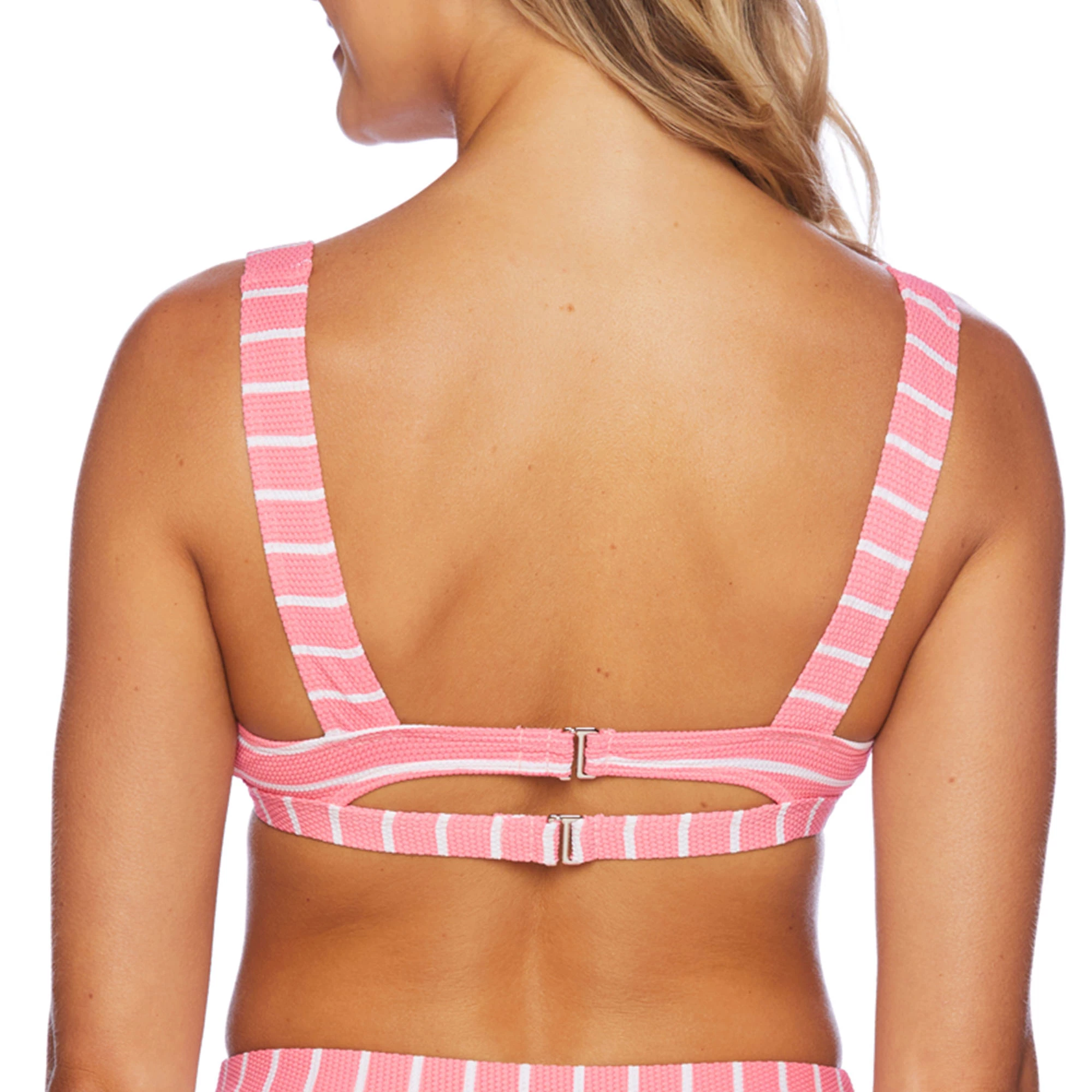 Splendid Womens Atmospheric Stripe Halter Bikini Top - Image 2