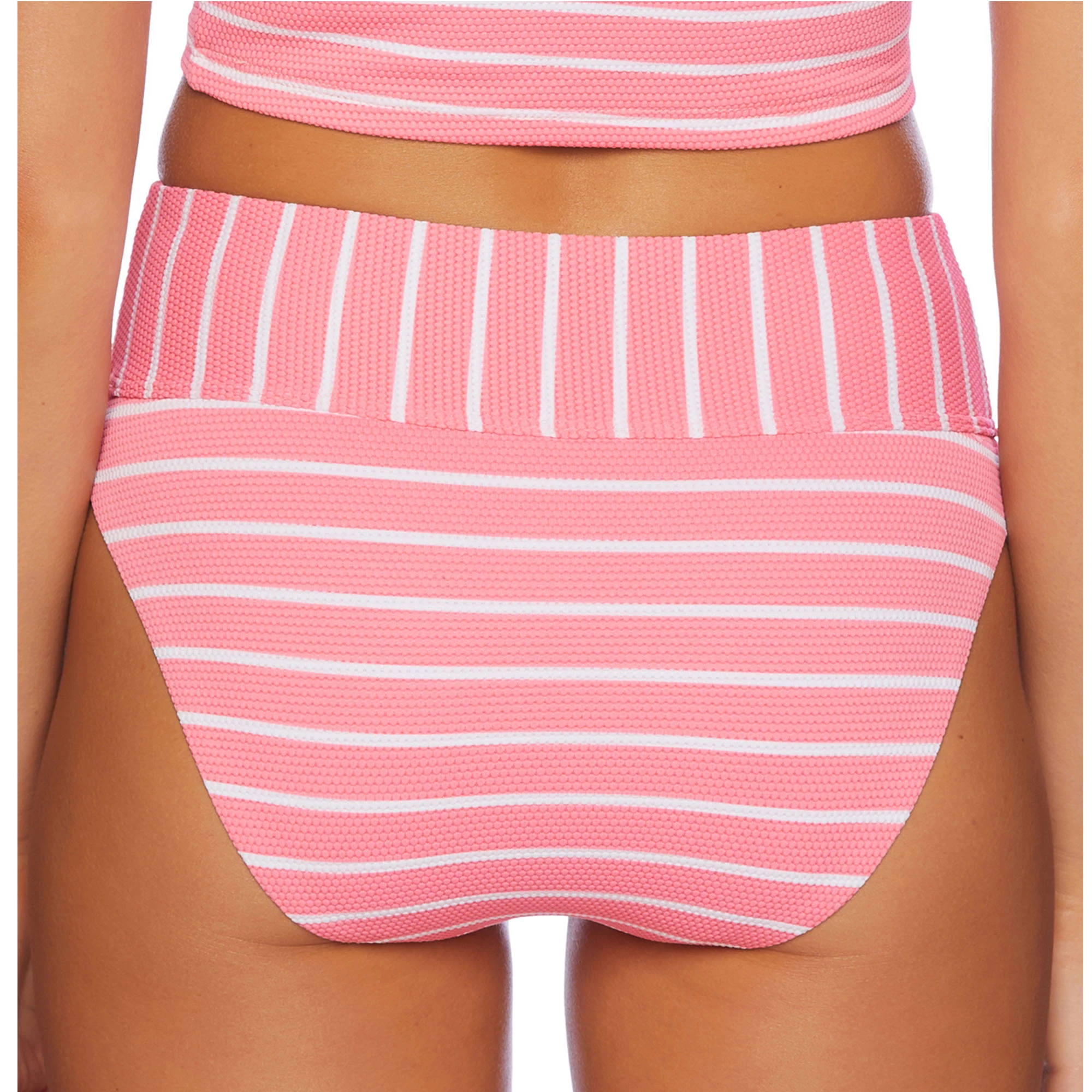 Splendid Womens Atmospheric Stripe High Waist Bikini Bottoms - Image 2