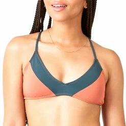 Carve Designs Womens Tamarindo Colorblock Bikini Top