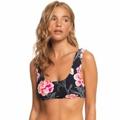 Roxy Women's Printed Beach Classics Bralette Bikini Top