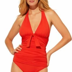 Bleu Rod Beattie Women's Halter Tankini Top