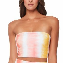 Sanctuary Women's Crop Bandeau Swim Top