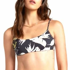 Billabong Women's Beyond The Palms Skinny Mini Reversible Bikini Top