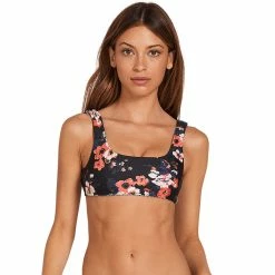 Volcom Women's Leaf It Be Scoop Bikini Top