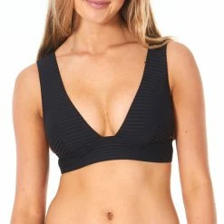 Rip Curl Women's Premium Surf Deep V Bikini Top