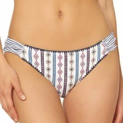 Jessica Simpson Women's Moroccan Stripe Shirred Hipster Bottom