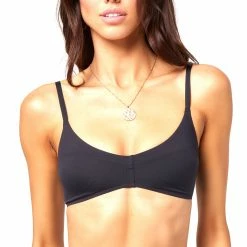 L*Space Womens Fused Alec Bikini Top