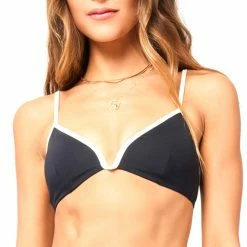L*Space Womens Helena Bikini Top